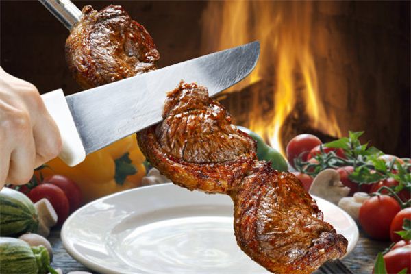 Dreaming of wine, meat and food