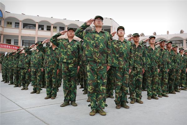 What does it mean to dream about military training?