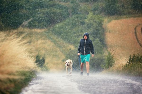 I dreamed of running in the rain