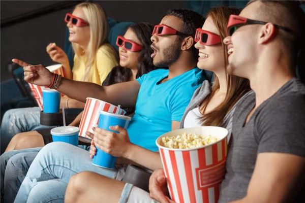Dreaming of watching a movie or going to the cinema