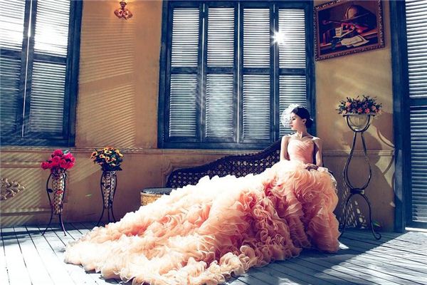 Dreaming of wearing a wedding dress