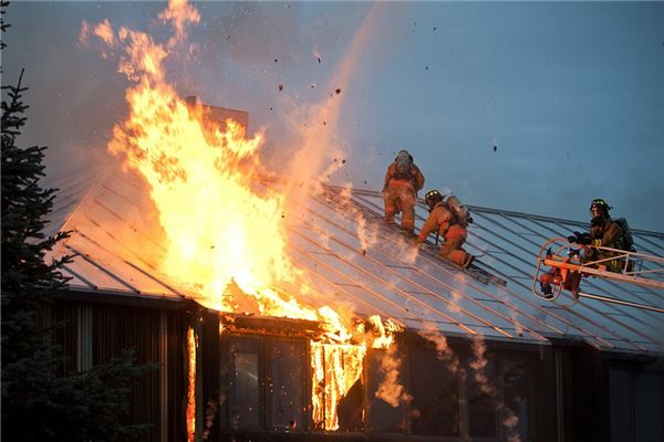 I dreamed that my house burned down.