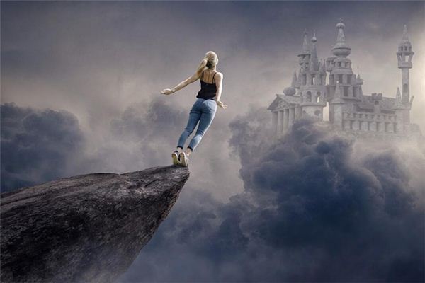 Dreaming of jumping off a cliff to commit suicide