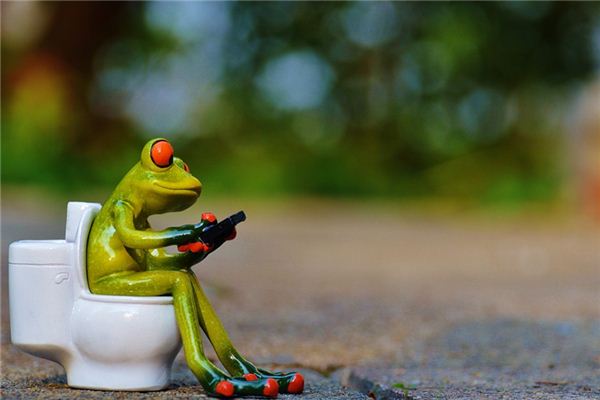 What does it mean to dream of falling into the toilet?