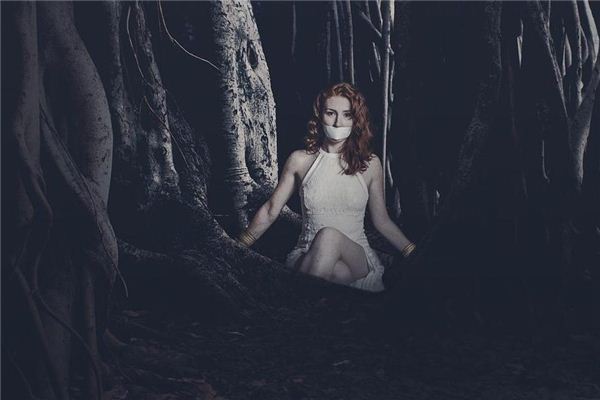 I dreamed that my hands and feet were tied.