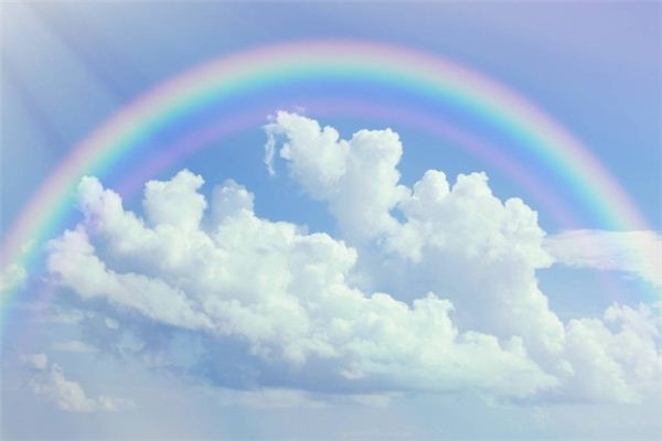 I dreamed of two rainbows.