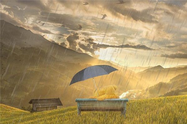 I dreamed that the sun was shining in the rain.